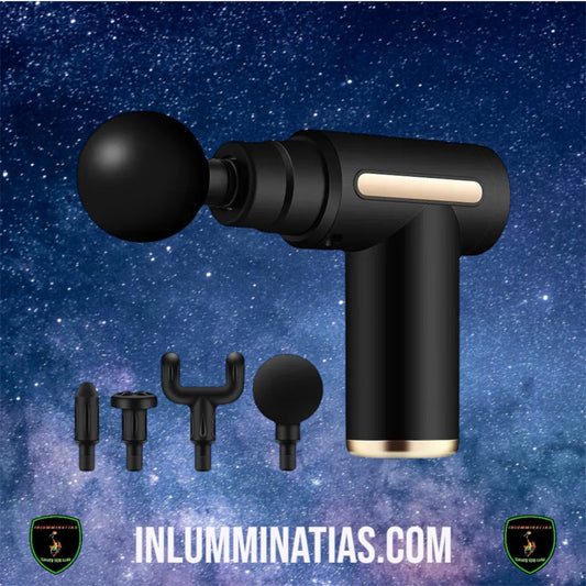 Inlumminatias massage gun with deep effect for muscles and sore points